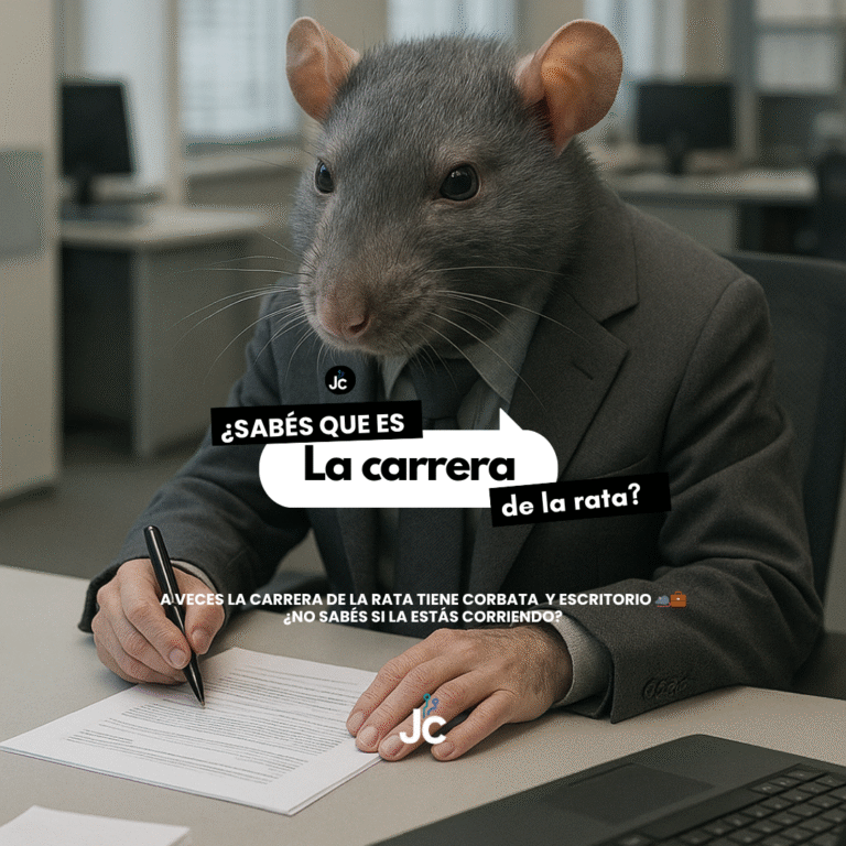 ¿Sabés que es la carrera de la rata?